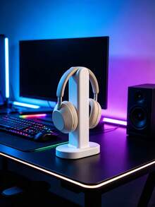 1 buah Stand Headphone Vertikal, Rak Penyimpanan Headset Over-Ear, Stand Display Headset Desktop, Cocok Untuk Ruang Gaming, Kantor, Guru, Kamar Tidur, Penyimpanan Rumah, Dekorasi Ruangan, Dekorasi Rumah, Hadiah Pilihan Utama untuk Pecinta Game, Pilihan Terbaik untuk Hadiah Natal untuk Teman - MultiWarna - View 6