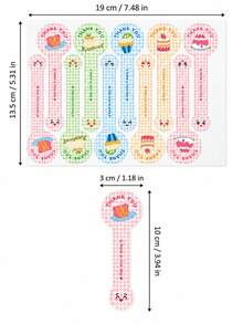20 ملصق إغلاق علب حلويات بنقشة مربعات لطيفة، ملصقات شكر، ملصقات تغليف الكيك، مناسبة للمخبز ومتجر الحلويات ومقهى الوجبات السريعة والحفلات وتغليف الهدايا - متعدد الألوان - مشاهدة 6