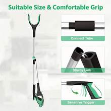 Alat penjepit tugas berat dengan mekanisme pengunci dan cakar anti selip, desain lengan yang diperpanjang; konstruksi paduan aluminium yang kokoh dan plastik yang tahan lama; desain pegangan ergonomis, cocok untuk menjepit, mengangkat, dan skenario kerja lainnya. - View 13