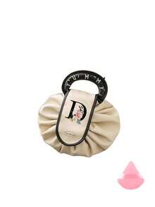 Travel Portable Drawstring Storage Bag, 26 Letter Drawstring Makeup Bag, Travel Portable Drawstring Storage Bag, Cosmetics Travel Toiletries Storage Bag, Gift Storage Bag, Cosmetics Bag, Travel Essentials, Women's Christmas Halloween Gift - Multicolor - View 24