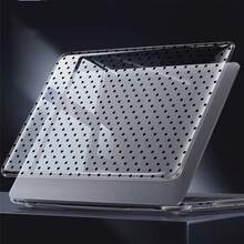 1-Piece Clear Crystal Shockproof Protective Case For MacBook/Matebook,Full Transparent Hard PC Cover With Cooling Vents,Snug Fit Laptop Shell,Compatible With 13 Neo/13.3 Air/13.3 Pro/13.6Air/14.2 Pro/15Air/16.2Pro/D16/14 Ultra - View 4
