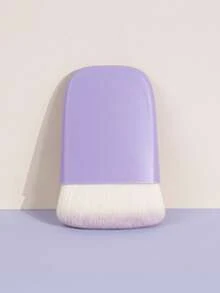 SEPROFE Large Flat Foundation Brush, Ultra Soft Fiber Bristles, Fits Face Evenly For Seamless Finish, Works For Dry Powder And Liquid Foundation, Daily Face Makeup Brush, Professional Face Beauty Tool - Mauve Purple - View 6