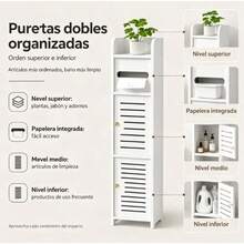 Over-The-Toilet Storage - White - View 7
