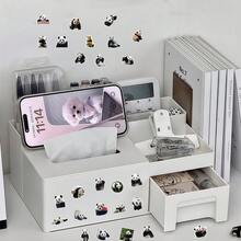 61pcs Cute Panda Stickers, Thin, Suitable For Laptop, Computer, Smartphone, Tablet, Privacy And Security Protection, Strong Adhesive - Multicolor - View 1