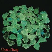 30pcs/Pack Acrylic Three-Color Gradient Bows, Colorful Transparent Bow Beads DIY Handmade Jewelry Earrings Bracelets Pendant Accessories, Jewelry Making Beads - Bow Bead - View 15