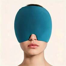 1/2pcs Physical Cooling Gel Head, With Cold And Hot Compress Function, Ice Compress Headband With Eye Mask, Cold Therapy Cap, Gel Ice Pack, Fragrance-Free, No Power Required, No Battery Required, Cool And Comfortable, Sun Protection, Helps With Sleep And Relaxation - Multicolor - View 6