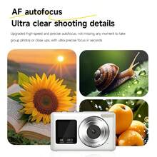 Cheap Digital Camera With Ultra-Clear Pixel Zoom, Front And Rear Cameras, USB Charging, ABS Shell, Suitable For Teens And Adults, Can Be Used As A Holiday Gift - View 6