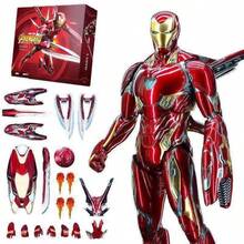 Hasbro 3pcs/1set Iron Man Nano Armor Action Figure Marvel Series Desktop Decoration Statue Model Birthday Gift - Multi-color - View 1