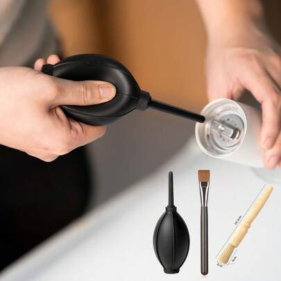1/2pcs - [Air Blower + Cleaning Brush] Coffee Grinder Cleaning Tool, Coffee Grinder Residue Cleaning Brush, Solid Wood Handle Coffee Brush, Coffee Bar Accessories, Camera Dust Blower Ball Black Air Blower/Set Optional. Coffee Grinder Cleaning Tool Set, Coffee Machine Cleaning Brush. Home & Life Kitchen & Restaurant Coffee Supplies. Coffee Bar Cleaning Essential, Residue Cleaning More Thorough. Convenient And Practical