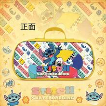 Lilo & Stitch Hộp bút Stitch in hoạt hình dễ thương, túi đựng văn phòng phẩm cầm tay dung tích lớn họa tiết Stitch hoạt hình màu xanh, túi đựng bút bằng vải bền cho học sinh, quà tặng trẻ em - Nhiều màu - Xem 2
