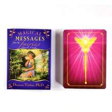 Magical Messages From The Fairies Oracle Cards Prophecy Tarot Deck With PDF Guidebook - White - View 6