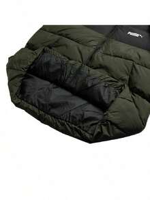 Puma Jaket Bulu Angsa Pria COLORBLOCK Ringan, Sederhana, Lembut, Nyaman, Jaket Bulu Angsa untuk Aktivitas Luar Ruangan Sehari-hari 694699-70 - Hitam-Zaitun Tua - View 5
