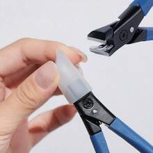 1pc Professional Stainless Steel Nail Clipper With Splash Guard And Sharp Trimmer/Nail File, Manicure Supplies, Manicure Tools, Nail Art Tools, Back To School, Manicure, Manicure Tools (Suitable For Nail Extensions) - Blue - View 5