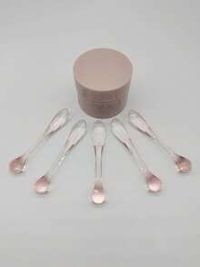 10pcs/8pcs/4pcs/2pcs Makeup Spatula Cream Mask Mixing Spoon DIY Beauty Tool Absorption Roller Facial Makeup Applicator - Clear - View 4