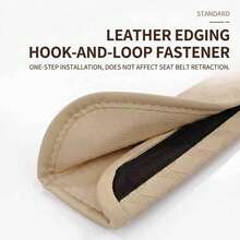 2PCs Shoulder Pads,Length 30cm/50cm Optional, Made Of PU Leather With Embossed Pattern, Automotive Interior Accessories - A - View 9