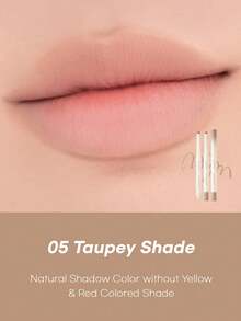 Rom&nd Romand Lip Mate 唇線筆 05 Taupey 灰色調 0.5g/0.02oz，唇線筆，面部彩妝，持久顯色，長效持妝，色彩濃郁，塗抹順滑，高顯色度，可伸縮筆尖，易於使用，05 灰褐色 - 05 Taupey 色調 - 查看 3