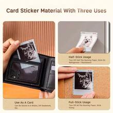 NiiMbot B21Pro/B1Pro/B2Pro Thermal Label Red Black Label DIY HD Photo Printing Adhesive Backing Waterproof /Tear/Oil Resistant - View 2