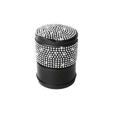 1pc Shiny Diamond Car Ashtray, Charming Sparkling Crystal Car Ashtray With Lid - Portable Office And Home Car Ashtray - Durable ABS Material, Decorated With Shiny Rhinestones, Creative Fashionable Women's Design - A - View 12