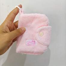 Cute Plush Girl Design Small Wallet, Compact Coin Purse And Card Holder With Keychain,Multifunctional Plush Coin Purse - Multicolor - View 11
