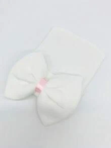 YIYIQCSJ 1pc Baby Newborn Hat Set Striped Pattern Bowknot Decor Cute Brimless Soft Hat Suitable For Baby Girls Boys 0-3 Months - Multicolor - View 10