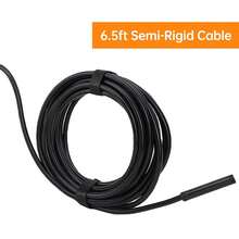4.3" IPS Screen Endoscope Inspection Camera, 1080P Sewer Inspection Camera With 8 LED Lights, 3 Brightness Levels, 180° Rotating Camera, 32GB Memory Card, And 6.5ft Semi-Rigid Cable - 5M - View 4