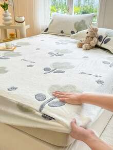 Autumn/Winter Thermal Lined Thickened 3 Pieces Bedding Set, Soft Comfortable Warm Bedding For Home Decor, Suitable For Bed, Sofa, Office, Room Decoration, Dorm, Machine Washable - Beige - View 6