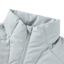 Adidas Men's Short Padded Coat Light Blue Warm Winter Coat KC4633 - Baby Blue - View 3