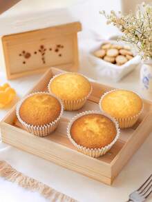 100/200pcs Standard Cupcake Liners, Grease-Proof Paper Muffin Liners,Dessert Cups, Baking Cups,Non-Stick Parchment,Cake Mold,Cake Tin,High-Temperature Resistant Baking Tray,Suitable For Baking,Kitchen,Christmas,Mother's Day And Party Use - Multicolor - View 10