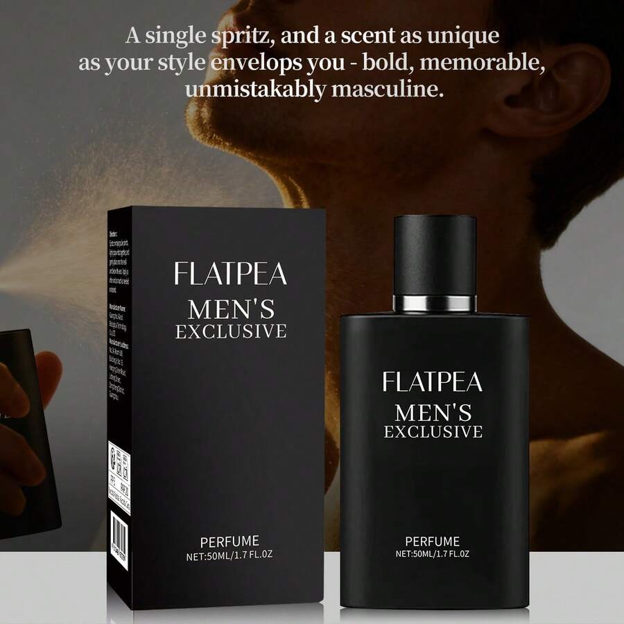 50ml Men's Cologne, Portable Fragrance Spray, Daily Fragrance, Suitable For Daily Use, Travel And Gifting - Men's Fragrance Spray 50ml - View 1