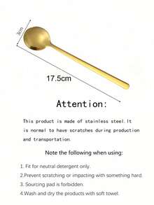1pc/2pcs Stainless Steel Thickened Stirring Spoon, Rice Spoon, Home Dining Tableware, Kitchen Utensils, Christmas Gift - Multicolor - View 14