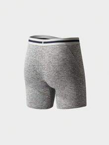 Norcotton 3pcs Men's Underwear, Long Boxer Briefs, Men's Boxer Shorts - Multicolor - View 2
