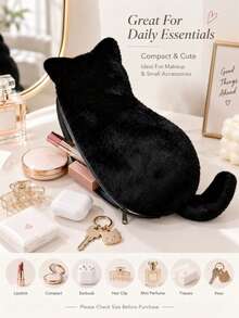 1 buah Tempat Pensil Plush Berbentuk Kucing, Tas Penyimpanan Alat Tulis Kapasitas Besar yang Lucu dan Lembut, Tempat Pena Kucing Lucu Gaya Jepang, Cocok untuk Sekolah, Kantor, Belajar, Penyimpanan Meja dan Pengorganisasian Barang Kecil, Kembali ke Sekolah - Kucing lucu - View 10
