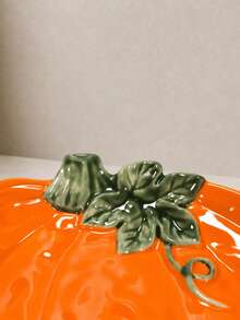 Ceramic Pumpkin Gravy Boat, Fall Halloween Thanksgiving Table Decor Sauce Pitcher - Pumpkin Tableware Multi-color - View 8
