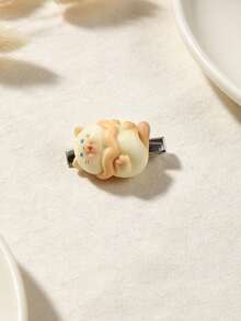 1pc Cute Cartoon Kitten Hair Clip, Adorable Quirky Hair Accessory, Suitable For Daily Wear, Gift Choice - Multicolor - View 9