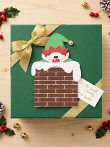 3pcs Christmas Elf Chimney Cash Card Holder, Cash Gift Card, Merry ...