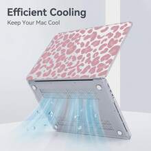 1pc Transparent Crystal Shockproof Protective Case, Compatible With MacBook/Matebook, Fully Transparent Hard PC Shell With Ventilation Holes, Fits Laptop Shell, Suitable For 13 Neo/13.3 Air/13.3 Pro/13.6Air/14.2 Pro/15Air/16.2Pro/D16/14 Ultra - View 5