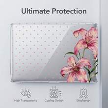 1-Piece Clear Crystal Shockproof Protective Case For MacBook/Matebook,Full Transparent Hard PC Cover With Cooling Vents,Snug Fit Laptop Shell,Compatible With 13 Neo/13.3 Air/13.3 Pro/13.6Air/14.2 Pro/15Air/16.2Pro/D16/14 Ultra - View 2
