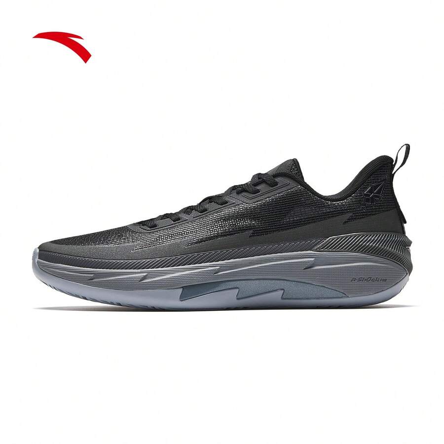 Anta Light Cavalry 10 Low-Top Basketball Shoes For Men, Professional Performance, Anti-Slip, Wear-Resistant Sports Shoes 112621603 - Night Mist Black-6 - View 1