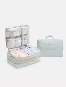New 5-In-1 Compression Storage Bag, Portable Space-Saving Clothing Organizer For Business Travel, Travel Essential - Multicolor - View 17