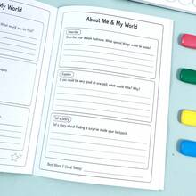 Children's 100 Creative Writing Prompts Practice Book English Imagination Essay Guidance Workbook Kids English Story Idea Writing Training Notebook Back To School Learning Supplies Student Holiday Gift - Multicolor - View 8