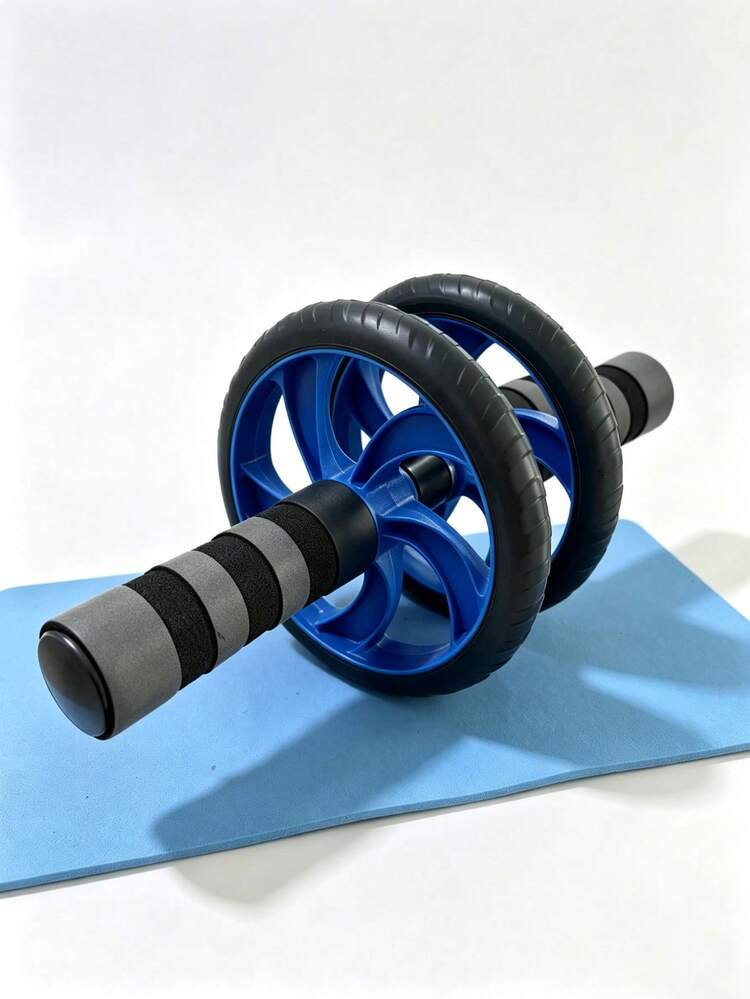 Non-Slip Dual Wheel Ab Roller, Comfortable Handle, Portable Abdominal Workout Equipment, Suitable For Abdominal And Full Body Core Muscle Training, Unisex Fitness Accessory, Suitable For Home Workout And Gym Use - Multicolor - View 7