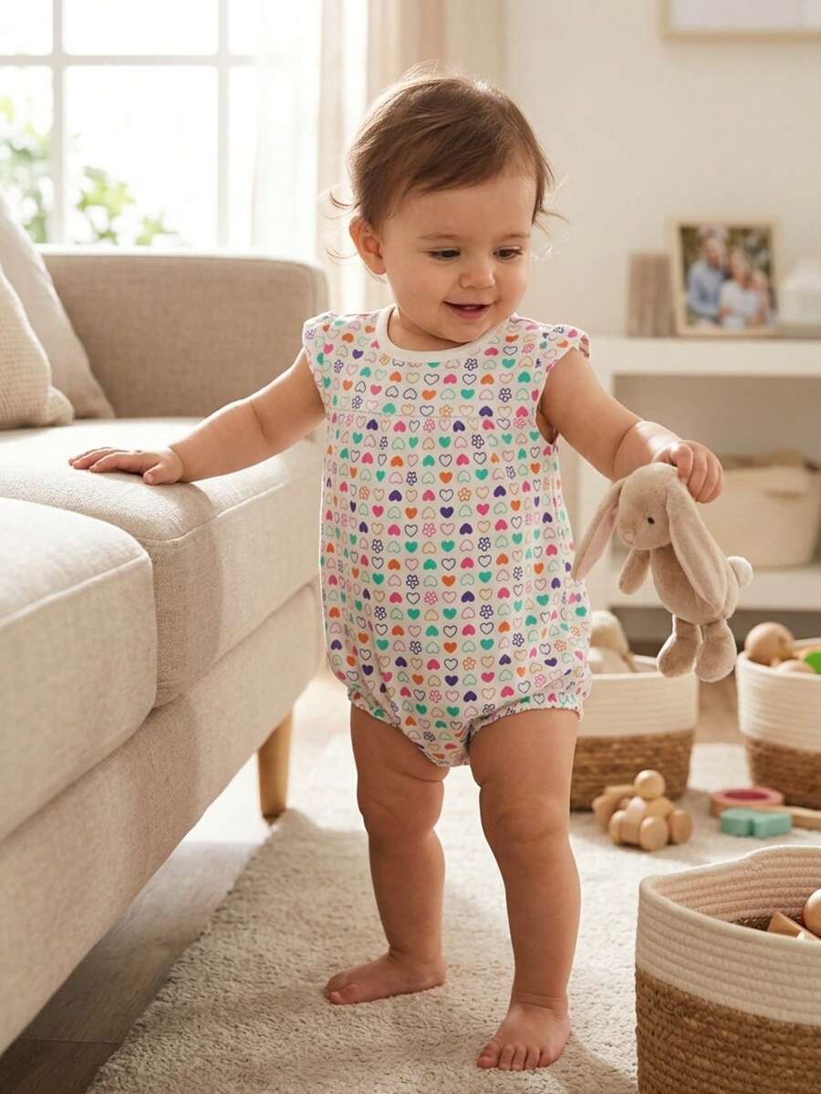 Baby Mädchen Romper - Weiss - Übersicht 1