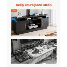 Television Stands & Entertainment Centers - Black - View 8