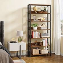 Tribesigns Bookcases - Brown - View 5