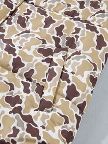 Acelitt Autumn/Winter Casual Stand Collar Cow Print Down Jacket, Lightweight Padded Coat, Suitable For Daily Streetwear - Multicolor - View 8
