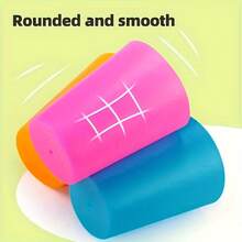 54 Cards + 12 Cups (Random Color) + 1 Bell / 54 Cards + 6 Cups (Random Color), Stacking Game Set, Children's Educational Board Game, Christmas Gift, Parent-Child Interactive Toy, Party Game - Multicolor - View 11
