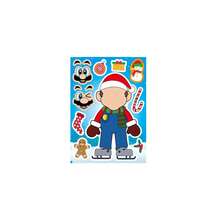 Takara Tomy 8入聖誕拼圖貼紙 DIY 派對裝飾貼紙 趣味卡通貼紙 用於手帳裝飾 節日場景裝飾素材 創意主題聚會貼紙 - 彩色 - 查看 4