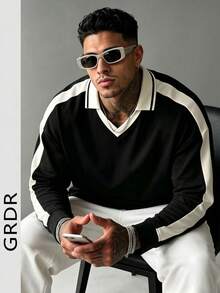 GRDR Men's Casual Long Sleeve Shirt, Versatile For Daily Wear, Suitable For Autumn/Winter Outings - Dark Grey - View 2