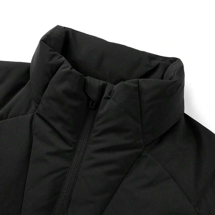 Adidas 男款官方新款羽絨外套 休閒保暖防風外套 KC4635 - 黑色 - 查看 4