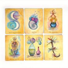 Anatomy Of A Witch Oracle Cards Tarot Cards Party Board Game Fate Card Fortune Telling Game, For Halloween - Apricot - View 7